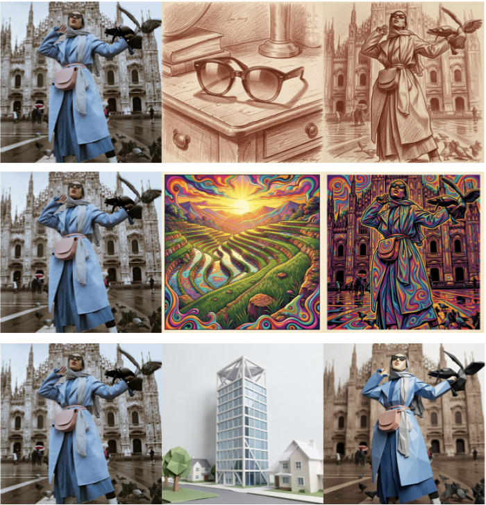 Learning to Stylize by Learning to Destylize teaser figure